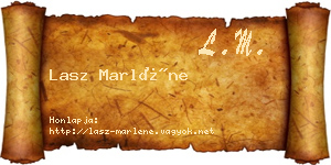 Lasz Marléne névjegykártya